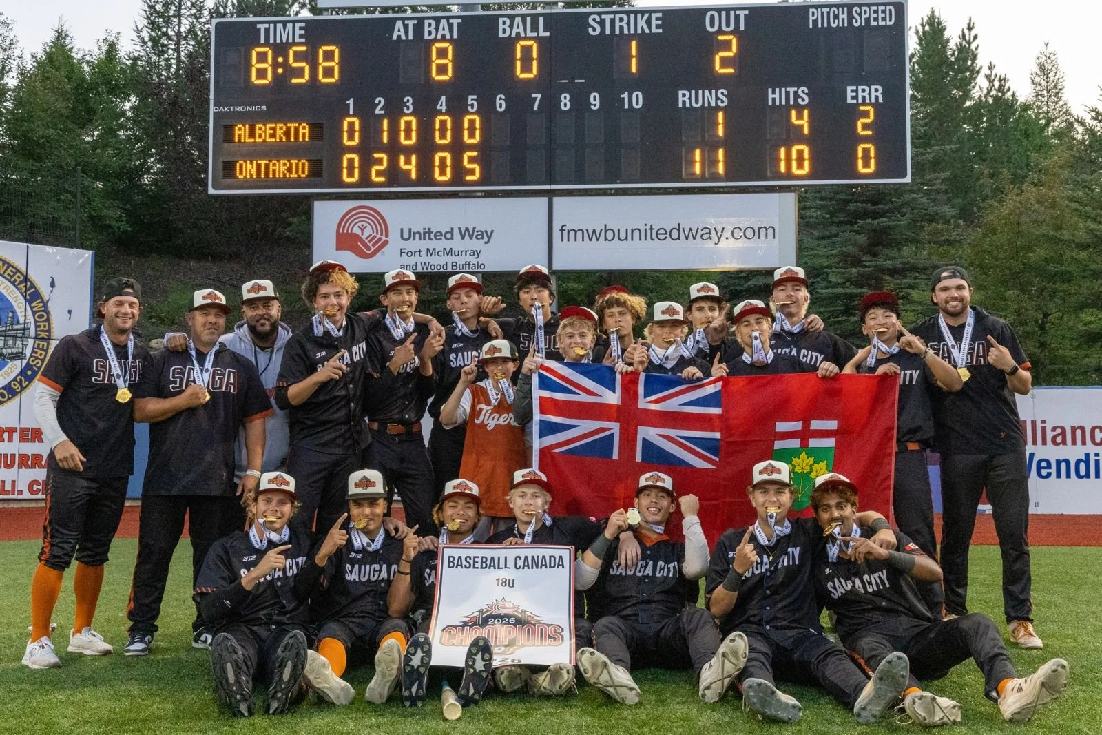 Mississauga HPP Tigers, representing Ontario, win 18U National Championship