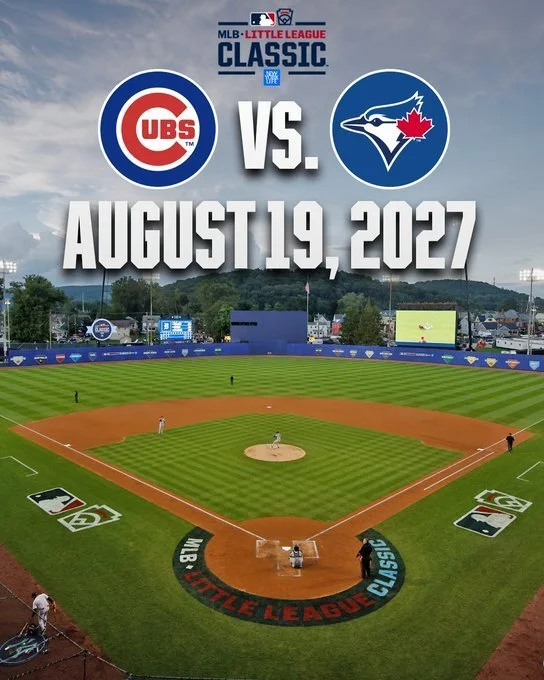 Blue Jays to play Cubs in 2027 Little League Classic