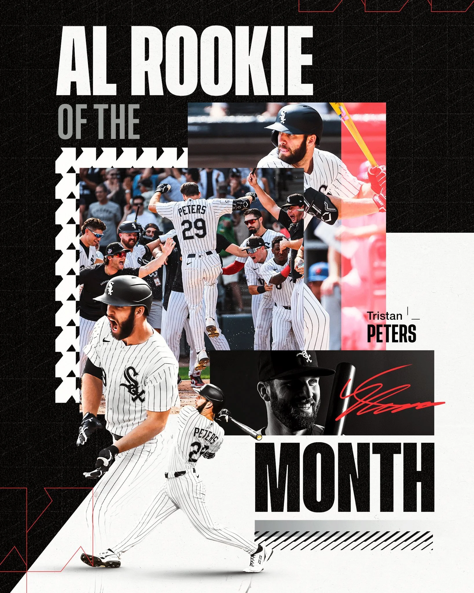 Peters named AL Rookie of the Month