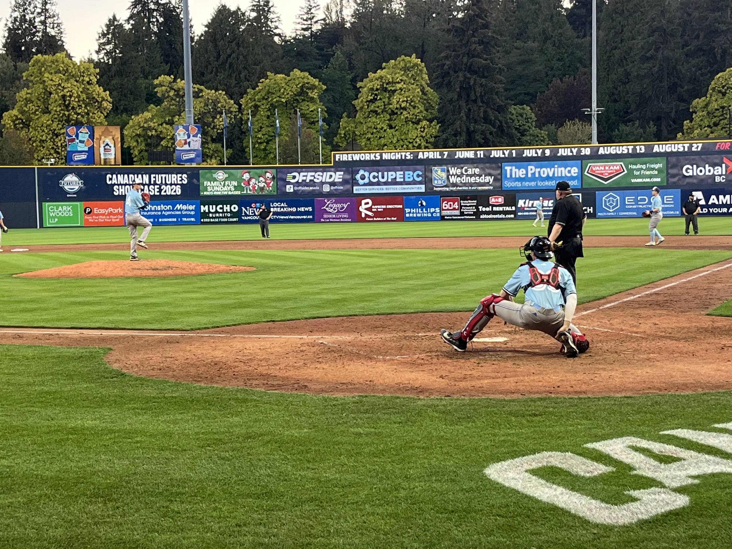 Neufeld: Zielinski, Schwoob and White combine on one-hit shutout for Team New Blue in opener