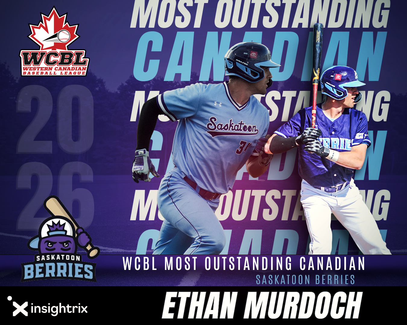 Murdoch named WCBL's Most Outstanding Canadian
