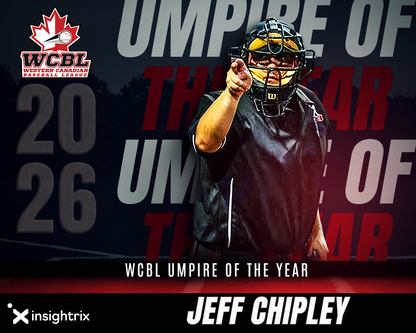 Chipley named WCBL's top umpire