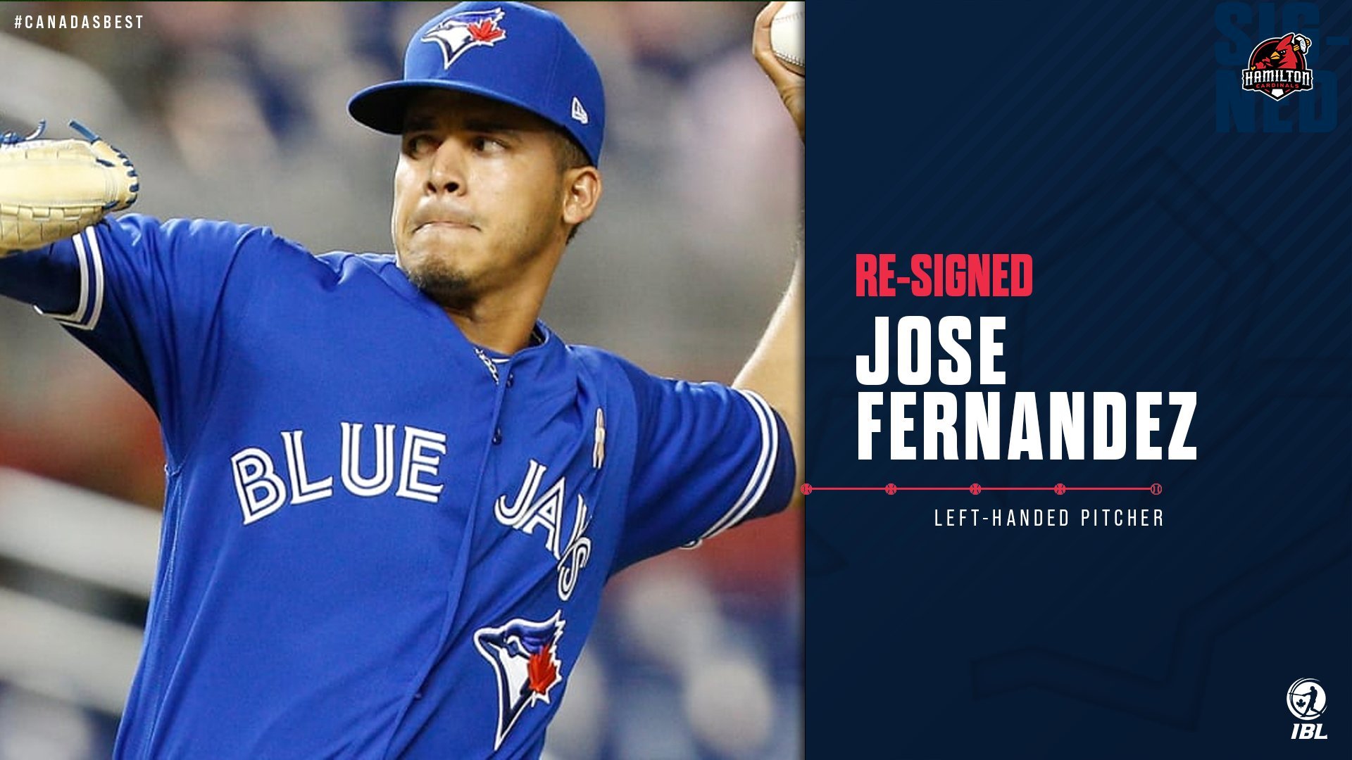 IBL's Hamilton Cardinals re-sign ex-Jay Jose Fernandez — Canadian Baseball  Network