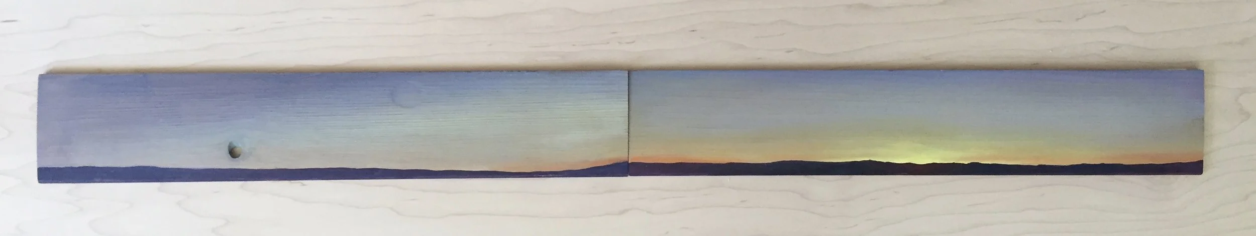 In my mind's eye I &amp; IIoil on wood2012