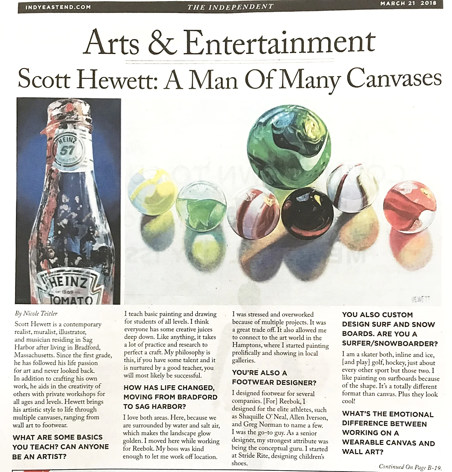 Scott Hewett: A Man of Many Canvases