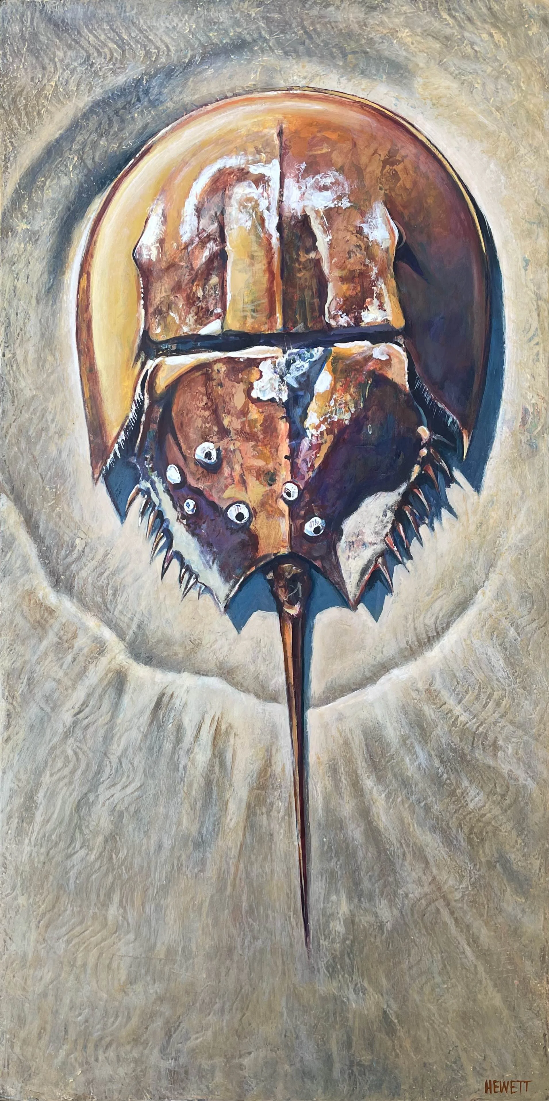 Horseshoe Crab, 24 x 48”