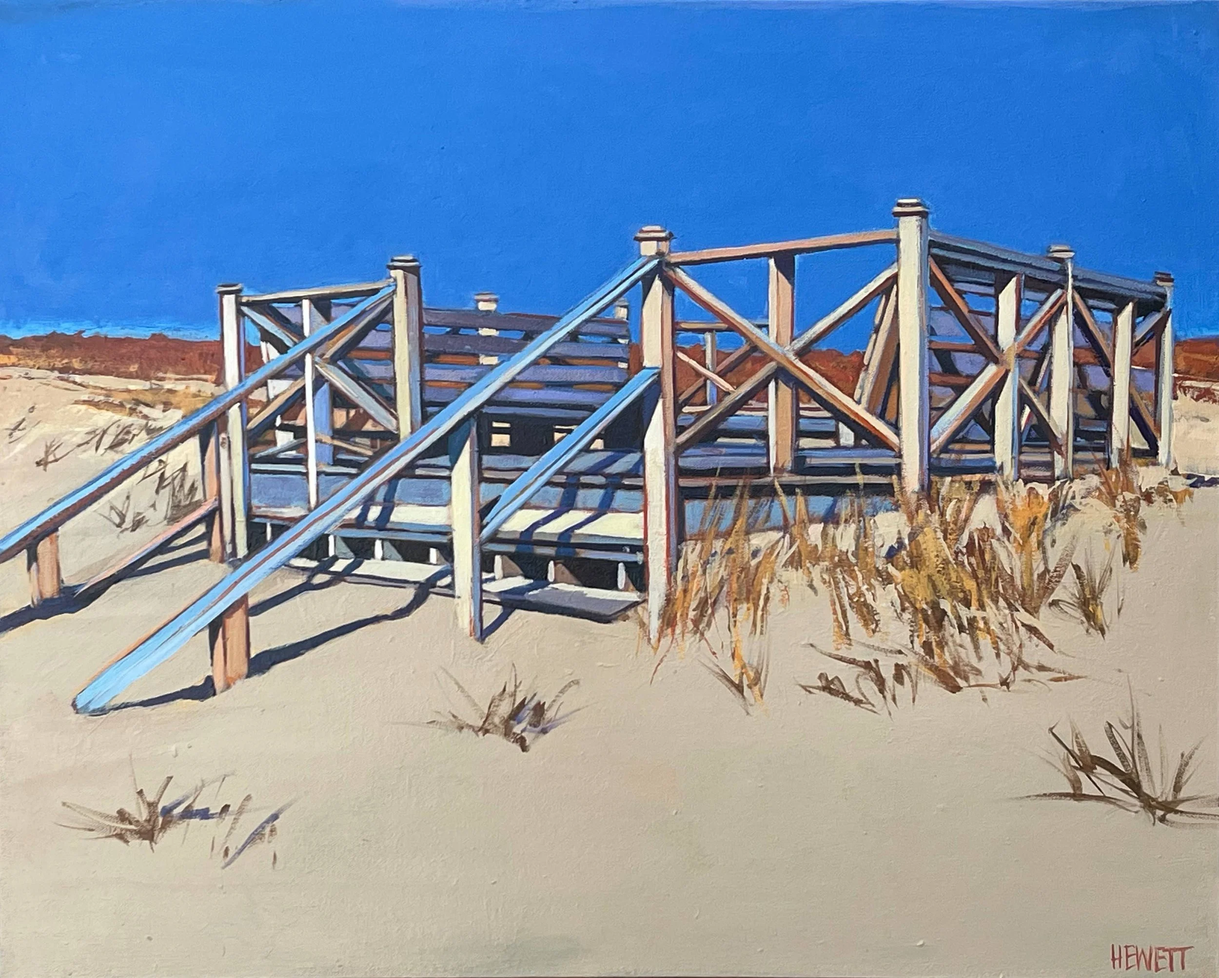 Staircase, 3/4 view, 24 x 30”