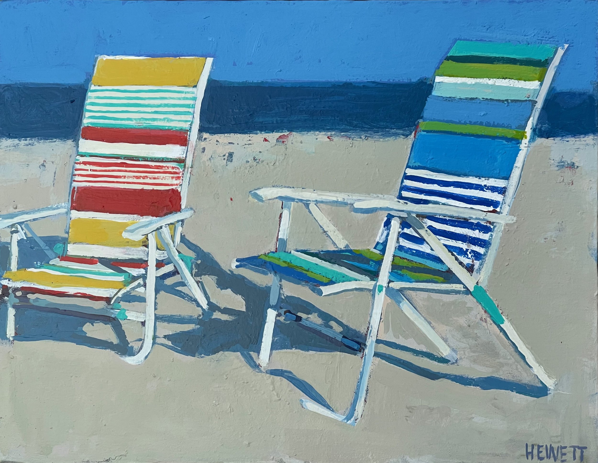 Chillin’ (2 chairs), 14 x 18”