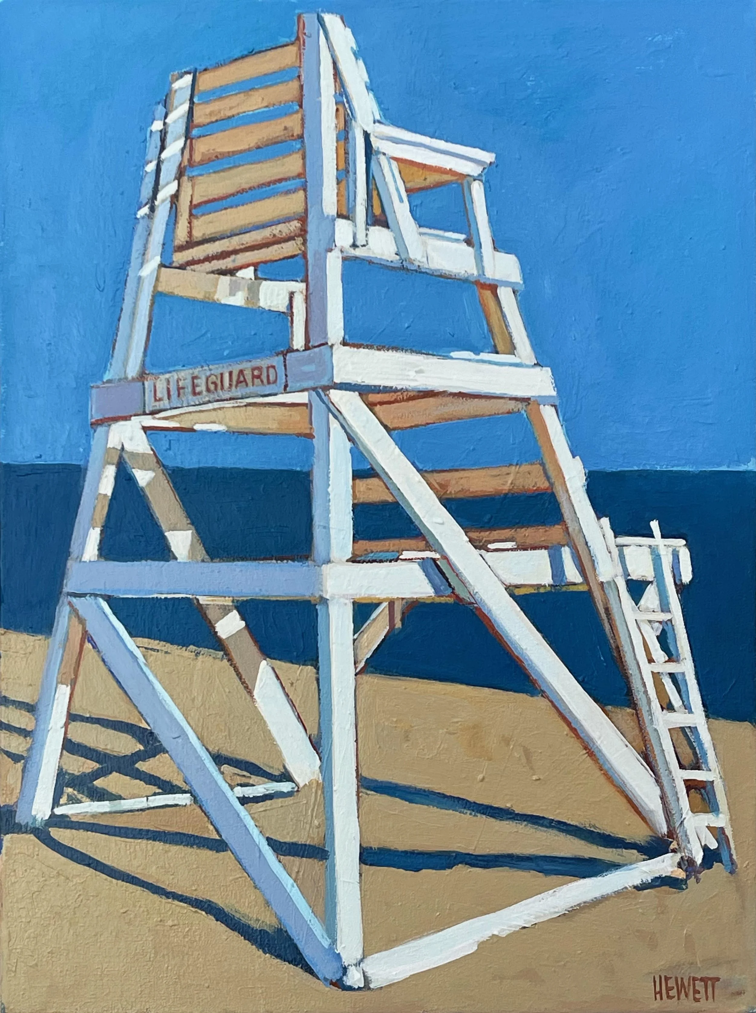 “Lookout” -Lifeguard III, 18 x 24”