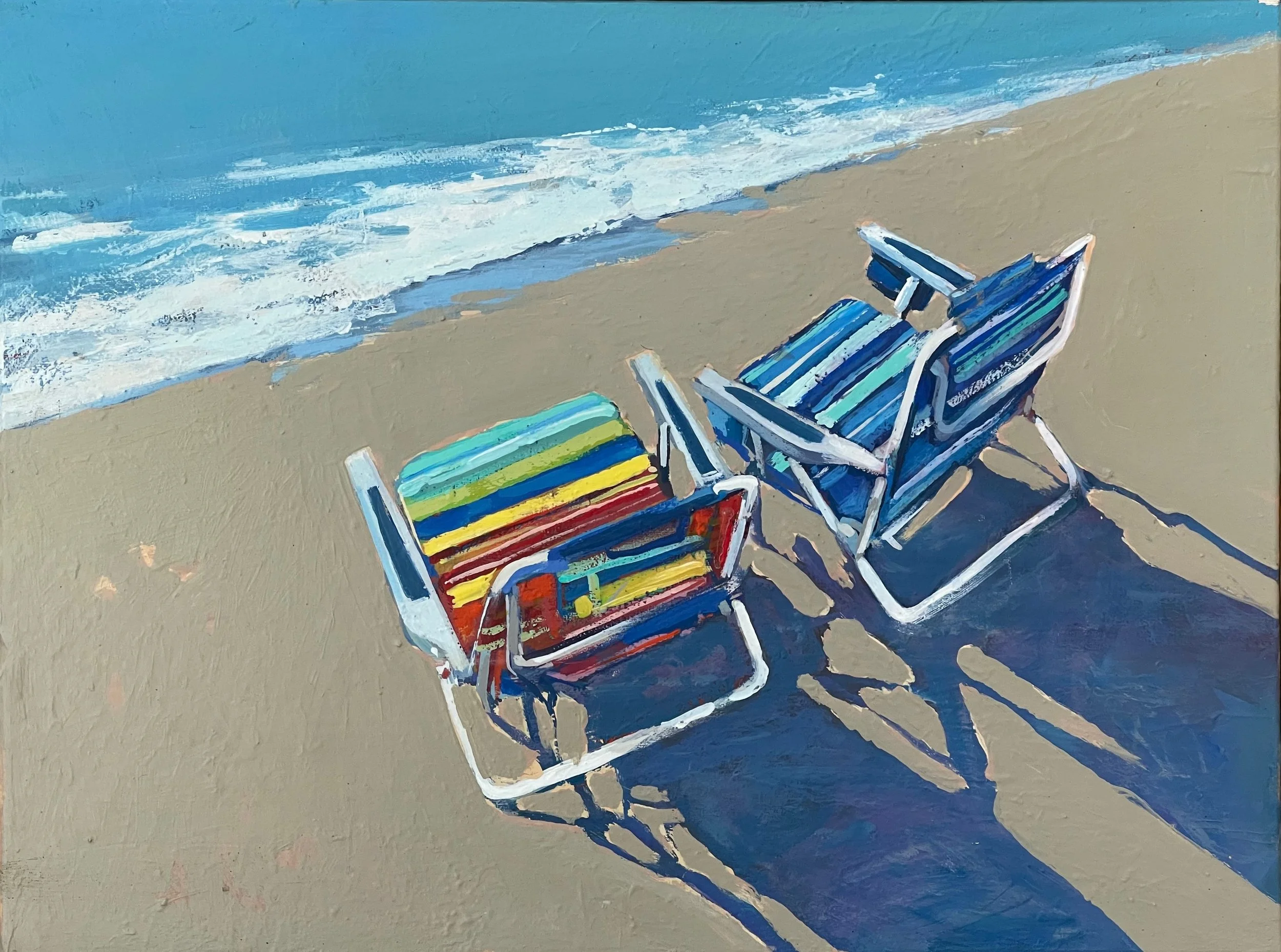 Birds Eye View (2 chairs), 18 x 24”
