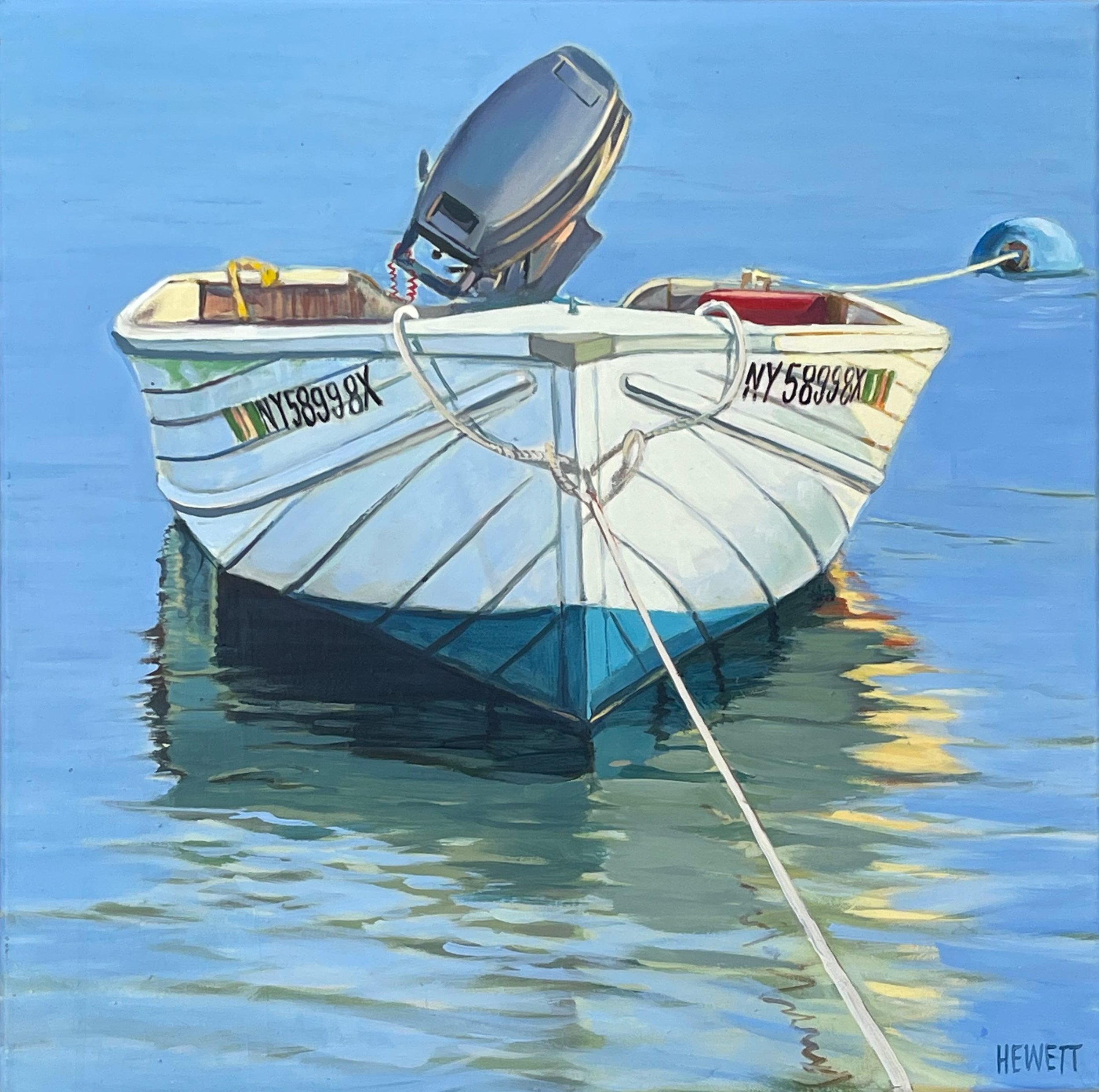 Circle Beach, 24 x 24”