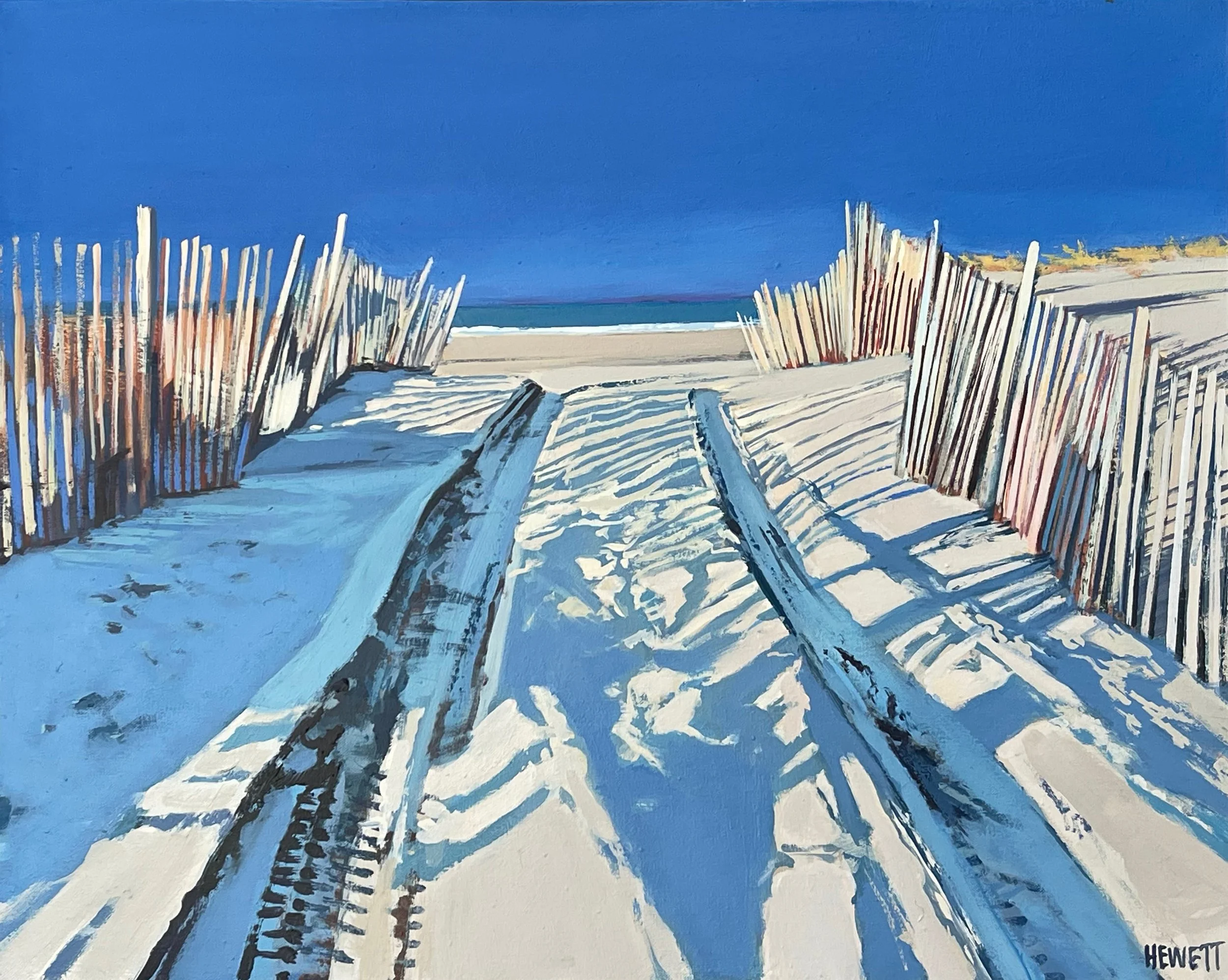 Beach Fence, Sagg Main -24 x 30