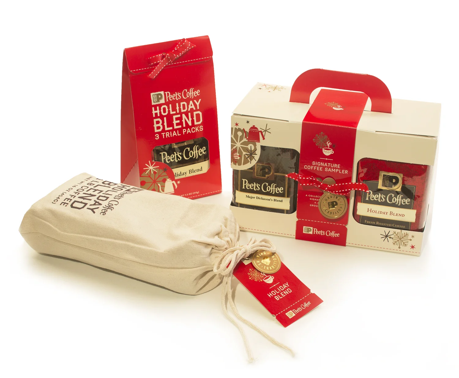  Peet’s Coffee: Holiday coffee packaging 