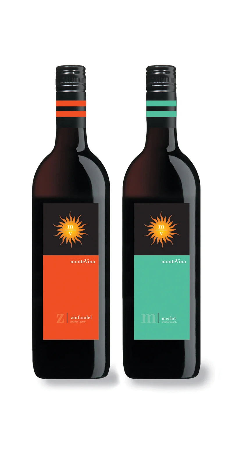  Trinchero Family Wines: Montevina wine labels 