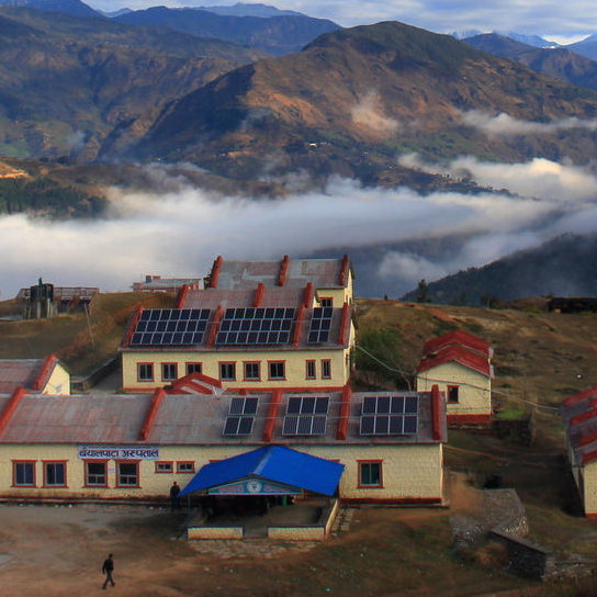 We are currently working on a 100kW solar energy system at Bayalpata Hospital in Achham, with our partners Nyaya Health (Possible). It will be the 5th largest system in Nepal.