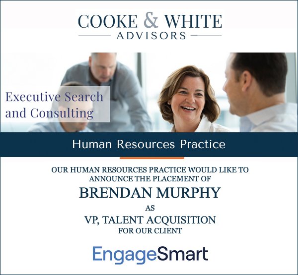 Cooke & White Search Announcement: Brendan Murphy - EngageSmart