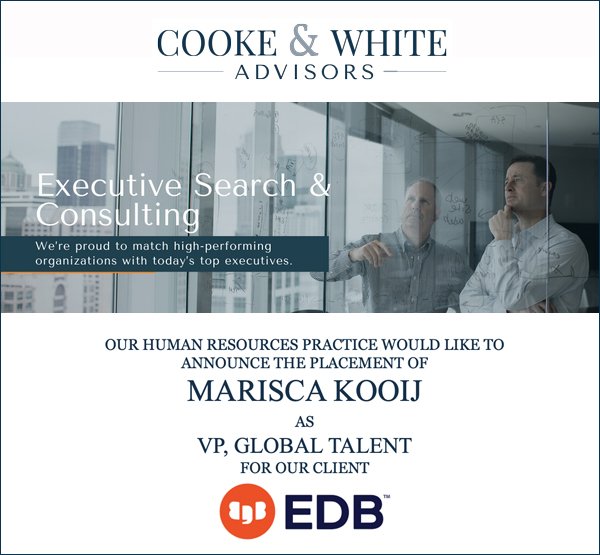 Cooke & White Advisors Search Completion: Marisca Kooij - Enterprise DB