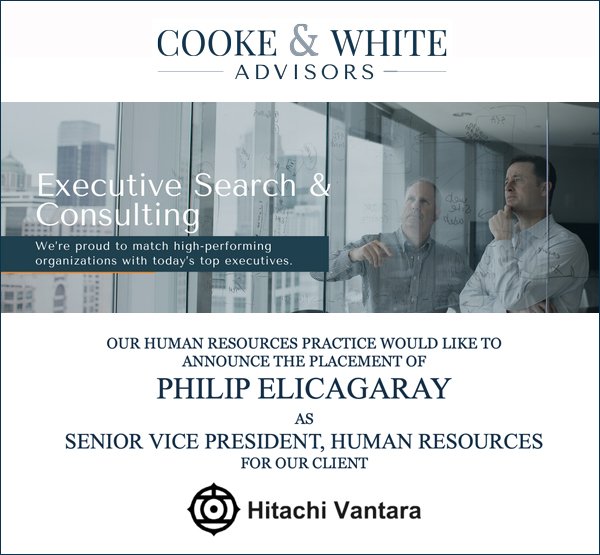 Cooke & White Advisors Search Completion: Philip Elicagaray - Hitachi Vantara