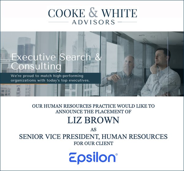 Cooke & White Advisors Search Completion: Liz Brown - Epsilon