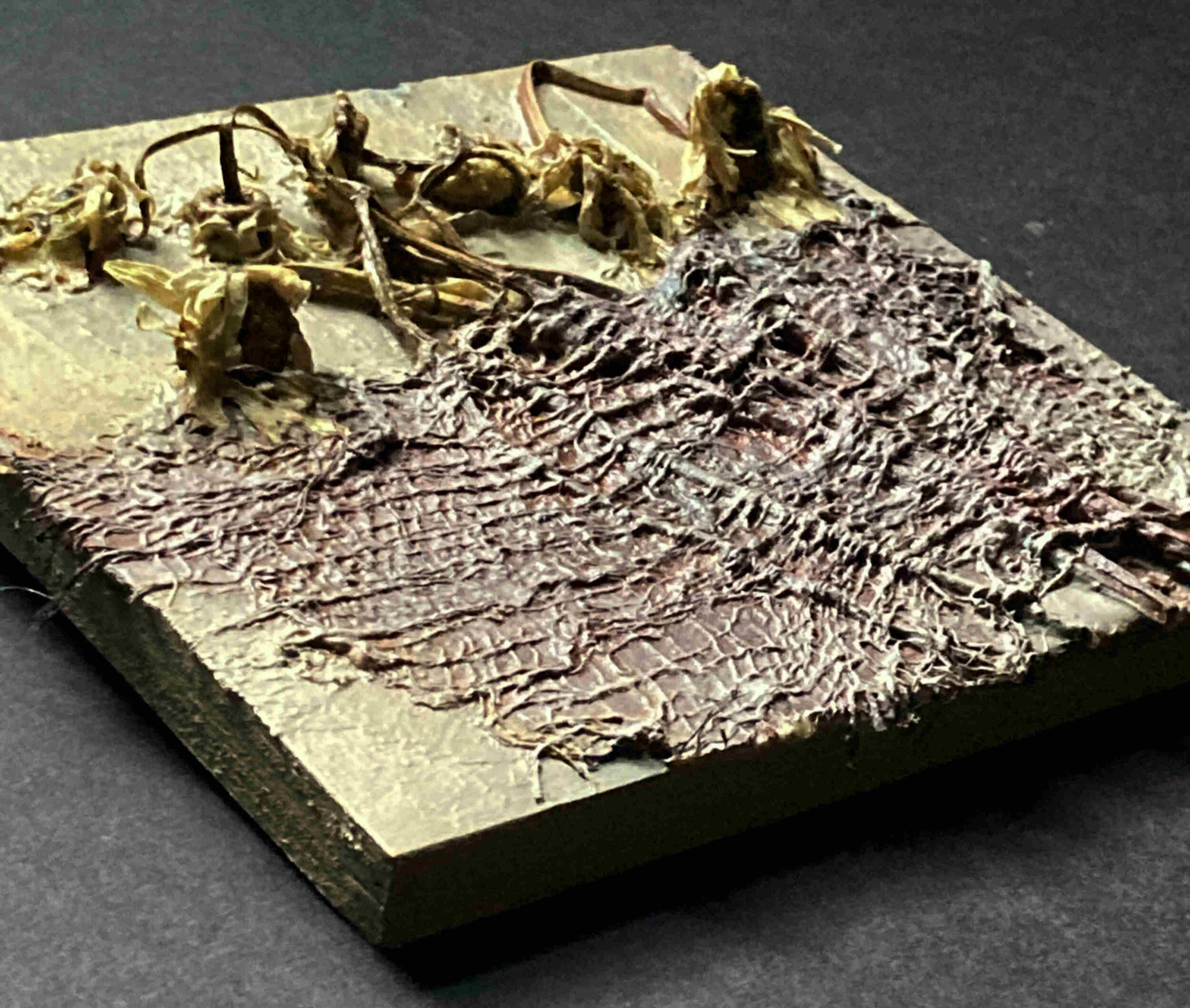 on birch board &amp; ready to hang or frame