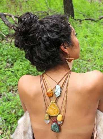 One of the Babes: Sunlit Fire Jewelry
