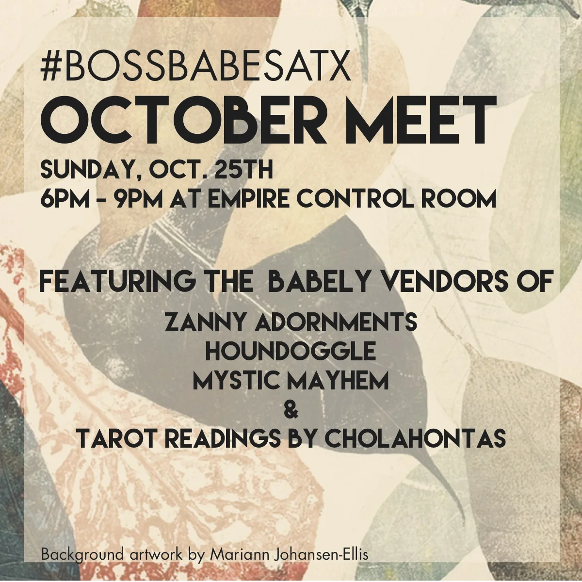 #bossbabesATX October 2015 Meet