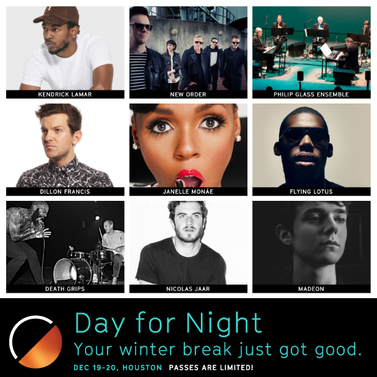 GIVEAWAY: Day For Night fest
