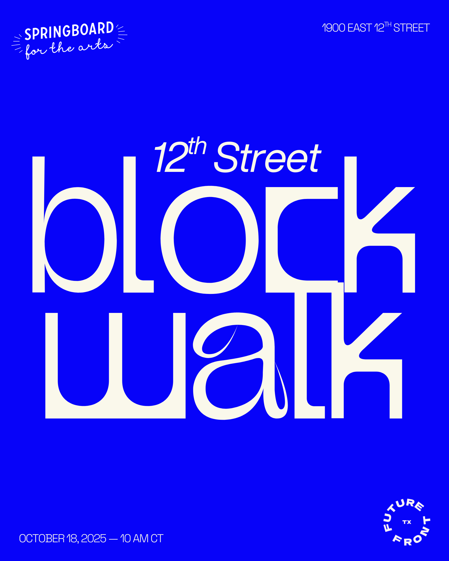 12th Street Block Walk