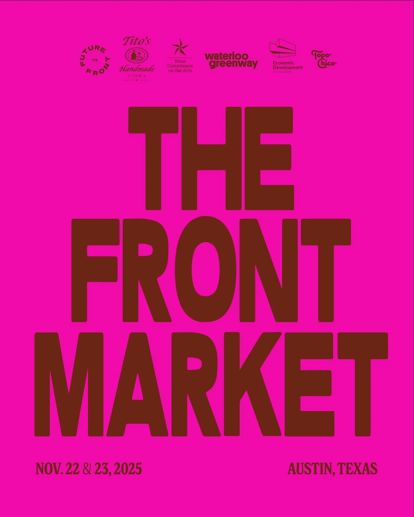 Introducing our Fall 2025 Season 🤠 From our finale at @thefront.market to weekly pop-ups on 1900 E 12th and Austin Studio Tour, this Fall honors Texas craft and Austin-local traditions.

Swipe through the slides to plan a visit. Or register now at f