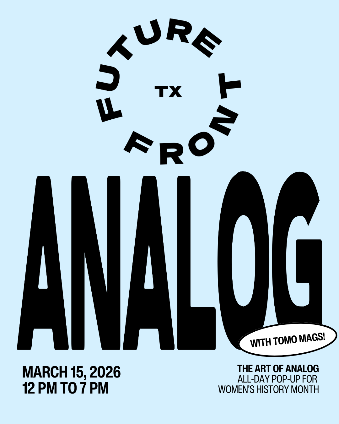 Analog: Future Front x Tomo Mags