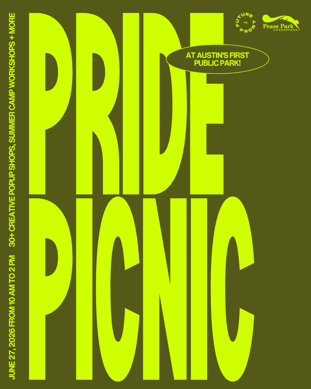 Pride Picnic 2026 at Pease Park