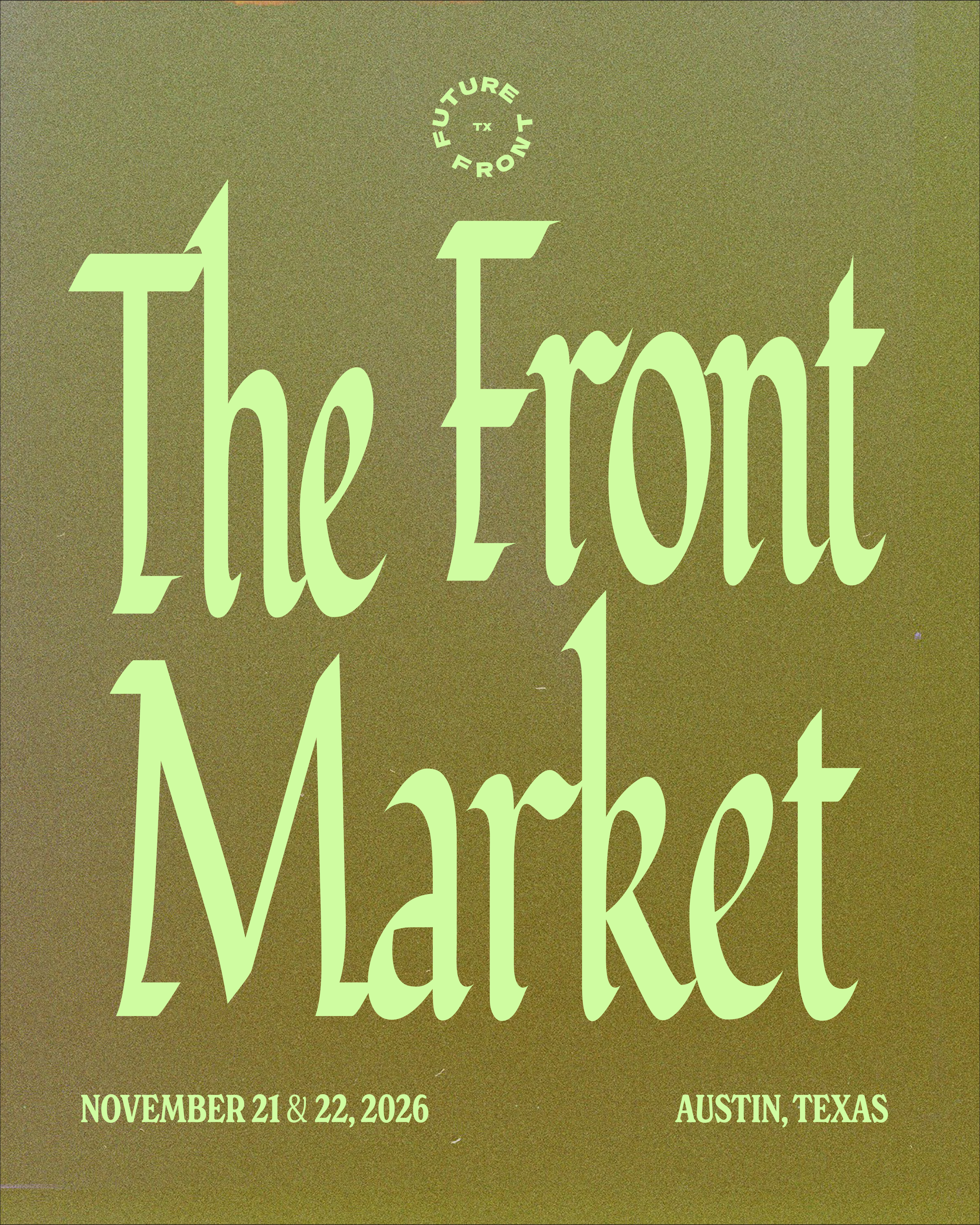 The Front Market: Fall 2026 Season