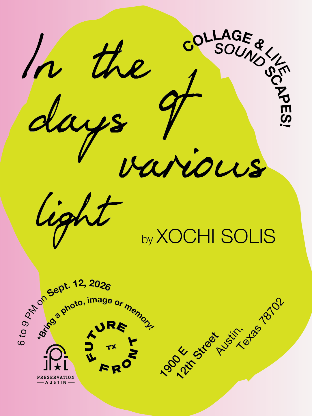 In the days of various light: Closing Reception