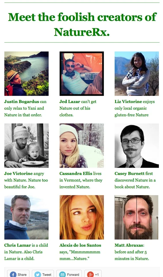 More of the hearty Nature Rx team