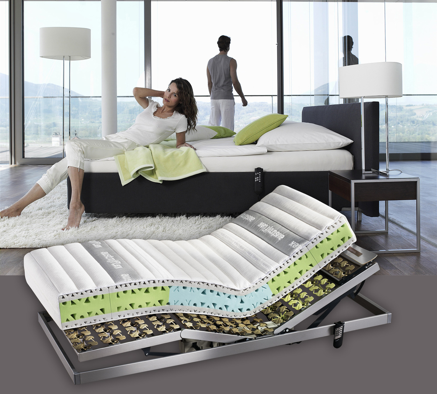 German 20D Adjustable Slat Beds — German Adjustable Bed & European ...