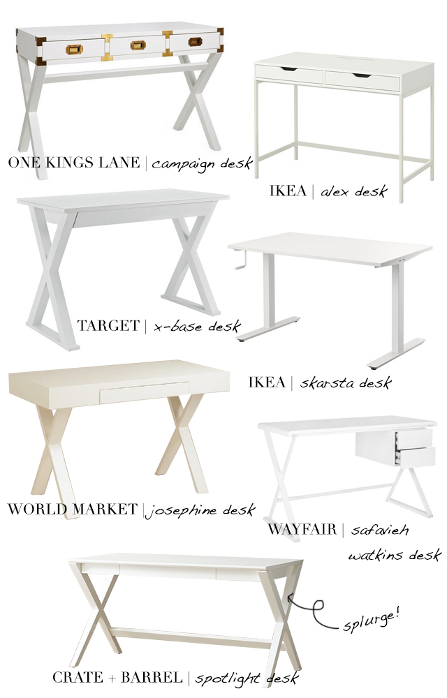 Round Up White Desks Lauren Louise Design