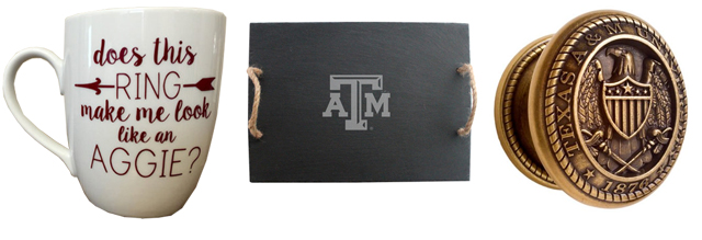 Even I can appreciate this coffee mug , this slate tray from College Artisan is a pretty classy addition, and if you want to get really extreme you can replace ALL the doorknobs in your house with these doorknobs from Collegiate Specialties