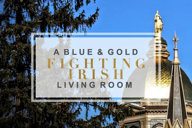 A NOTRE DAME LIVING ROOM