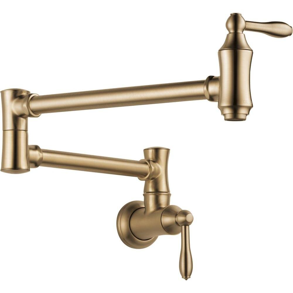 Delta Pot Filler in Champagne Bronze