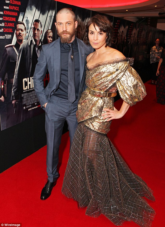 Tom Hardy at the "Child 44" premiere