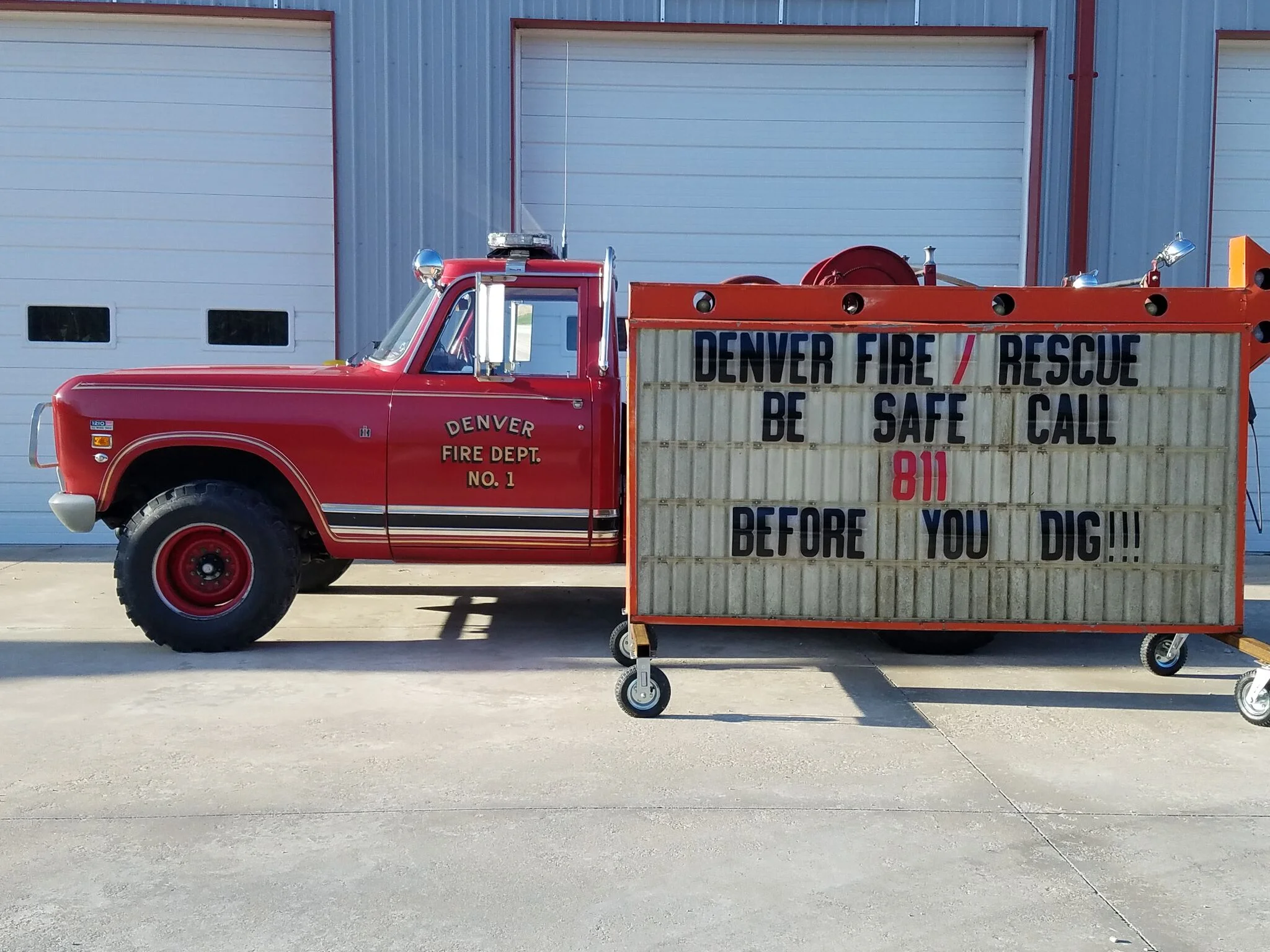 denver volunteer fire department - “be safe call 811…”