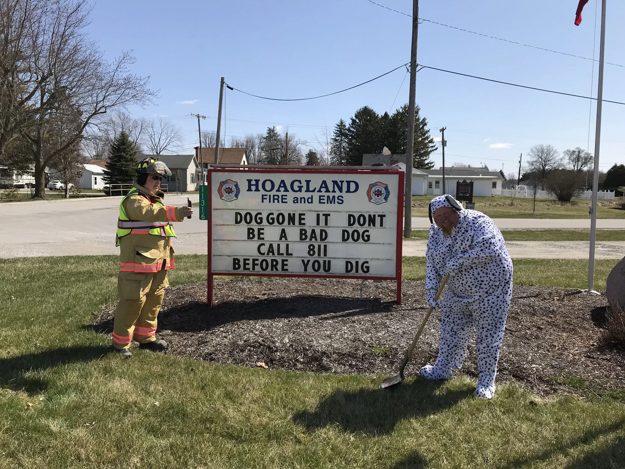 hoagland fire & EMS - “doggone it…”