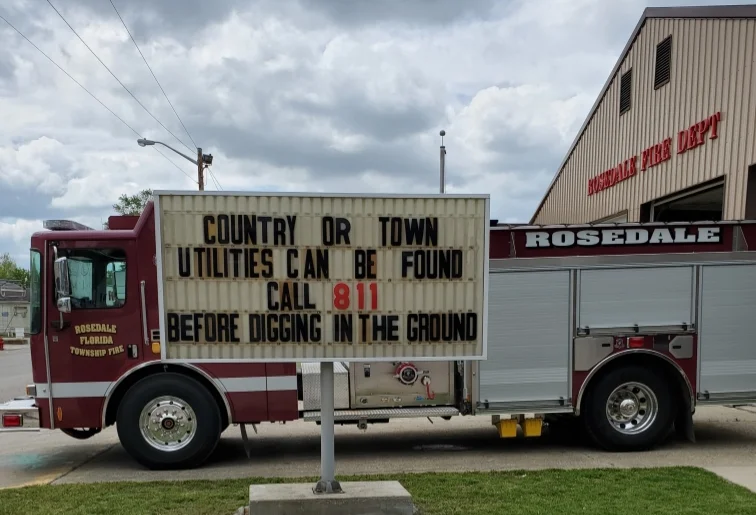 Rosedale volunteer Fire dept - “Country or town…”