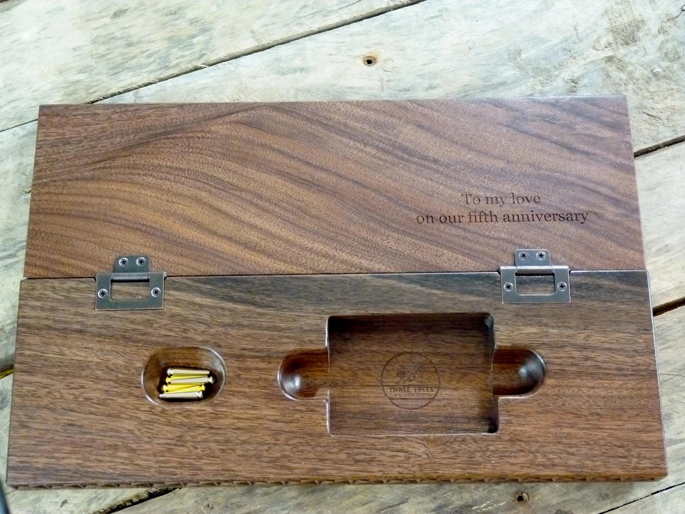 Copy of Custom engraved wooden Cribbage board