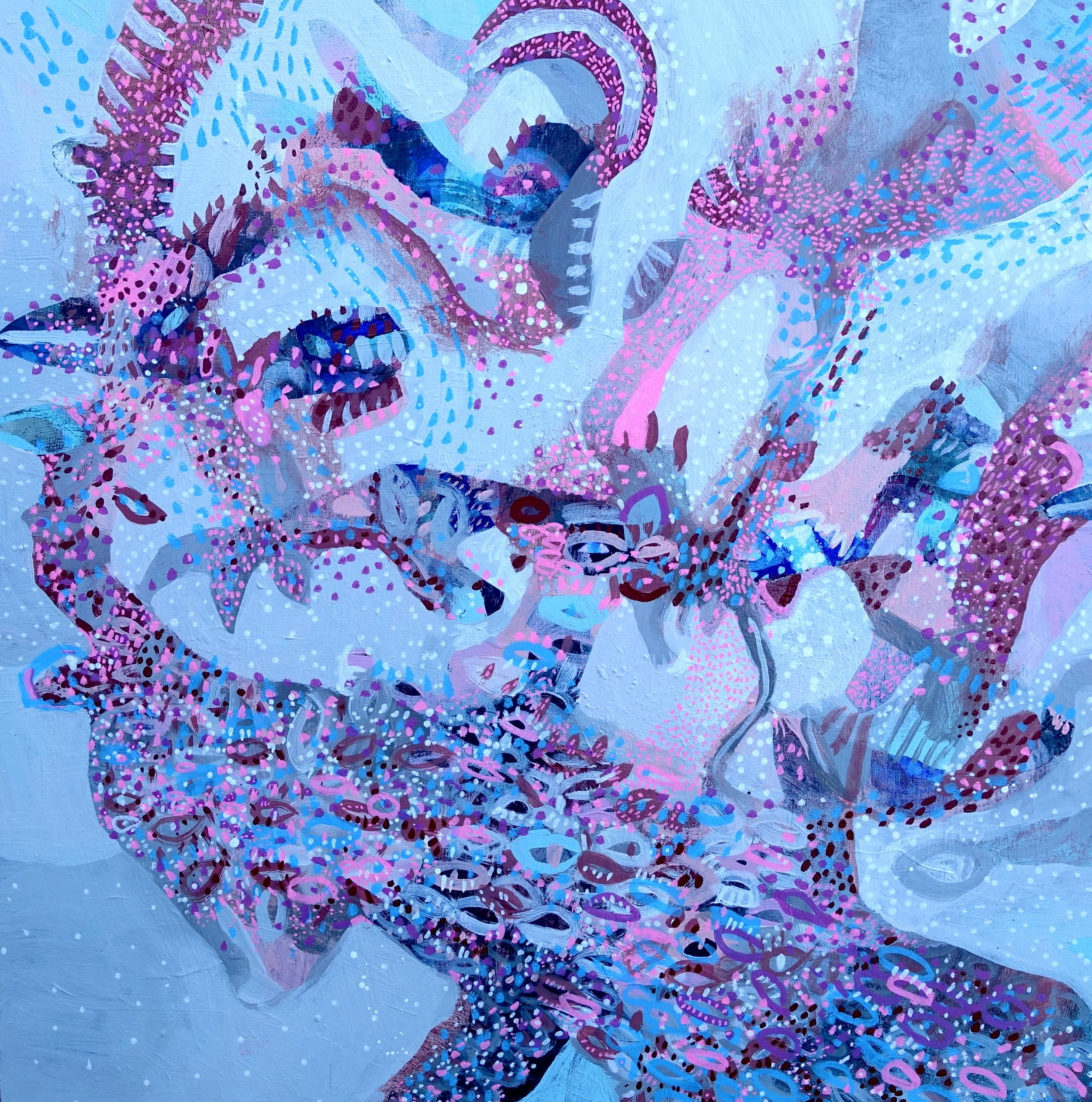 Migration Marcie Rohr, 2019 20” x 20” acrylic on birch panel $720 CAD