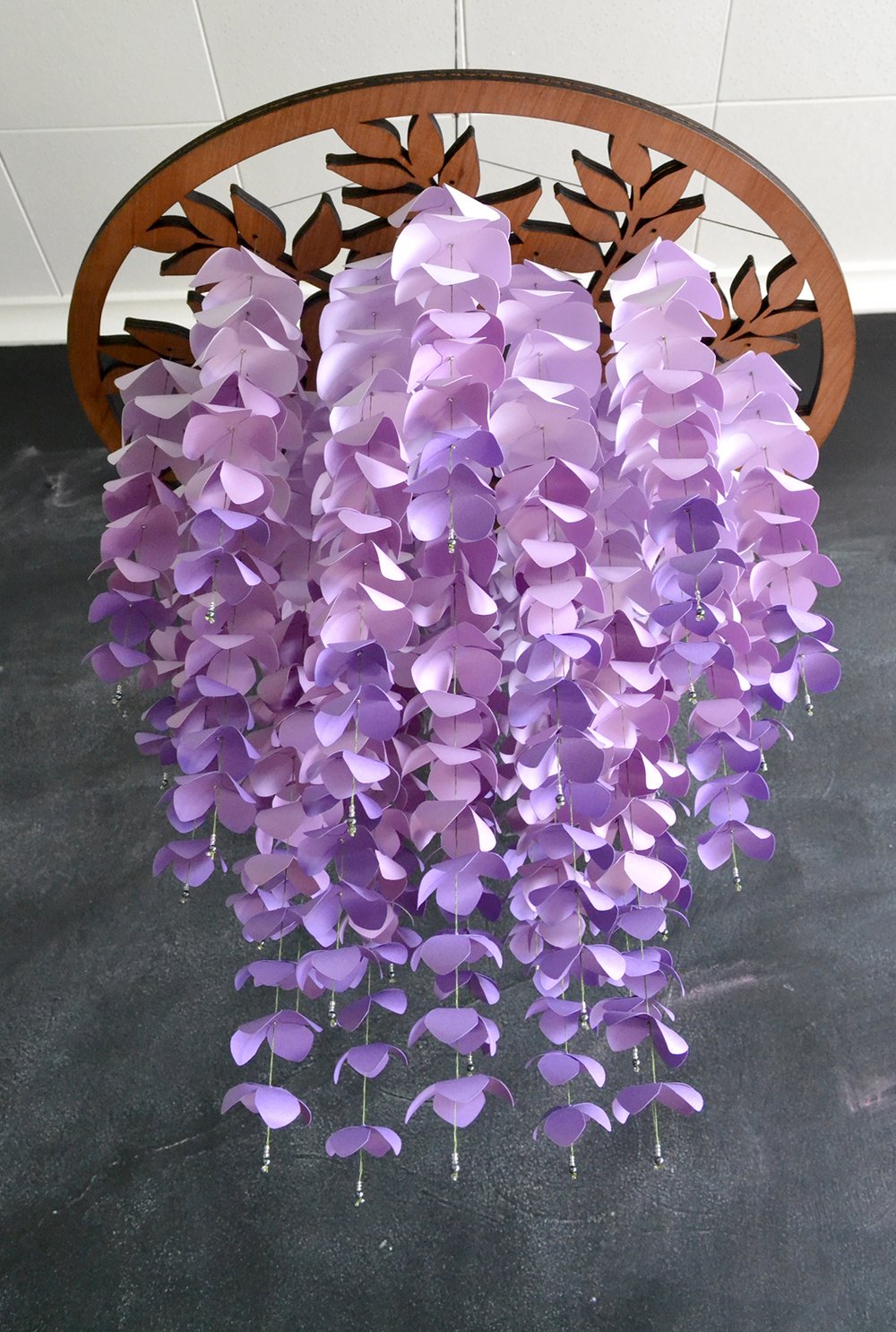 Paper Acorn - Large Wisteria
