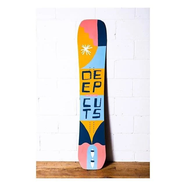 Nice snap of the board I made for @romesnowboards + @ranchcampvt by the homie @brudert.