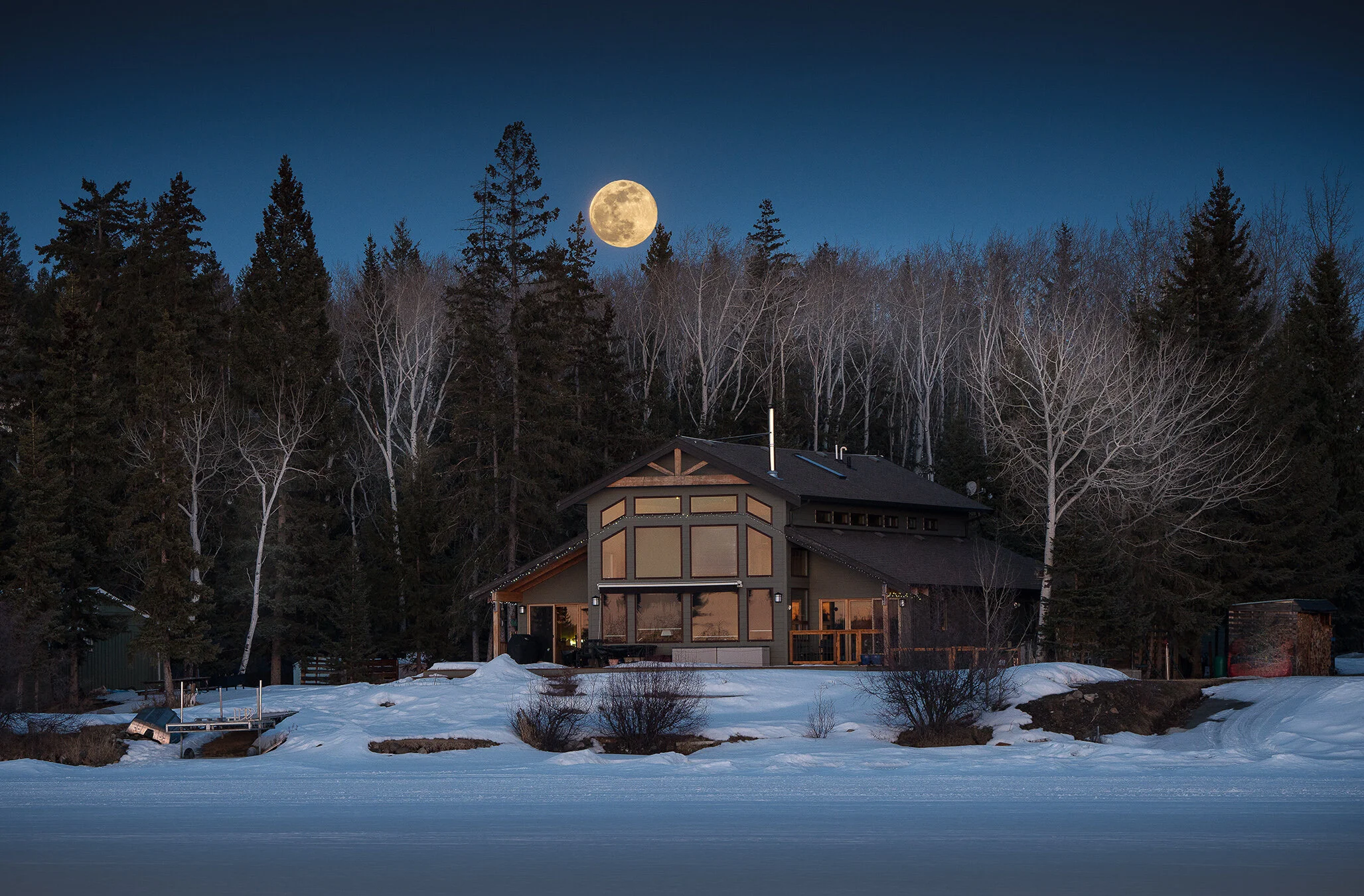 April Moon, Green Lake