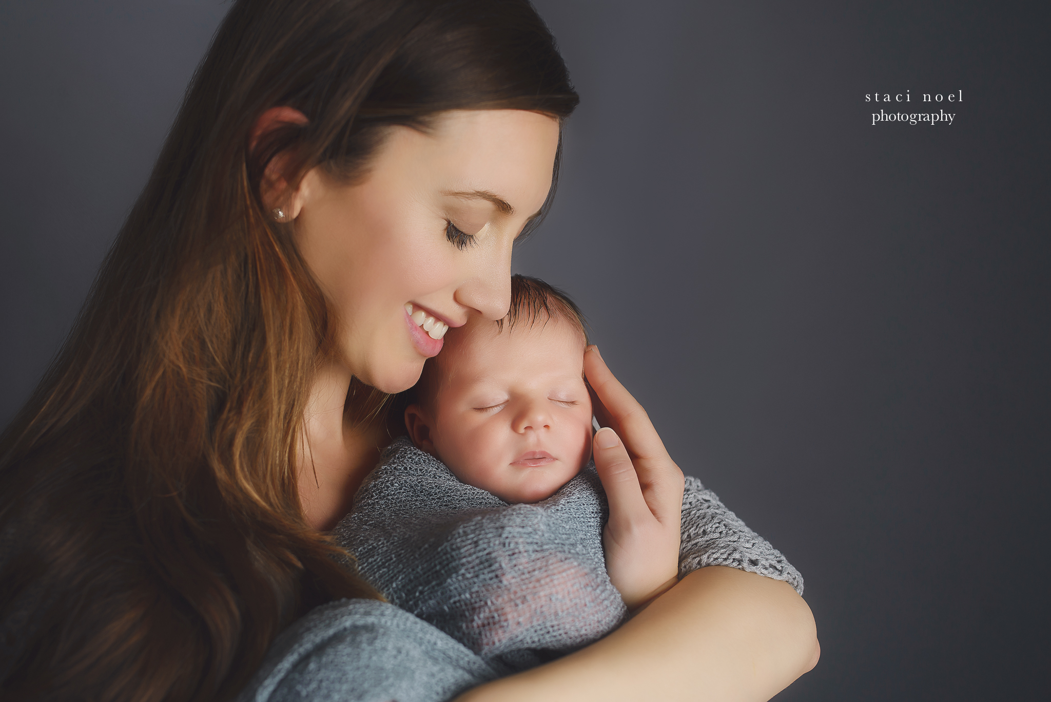 charlotte nc newborn boy with mother