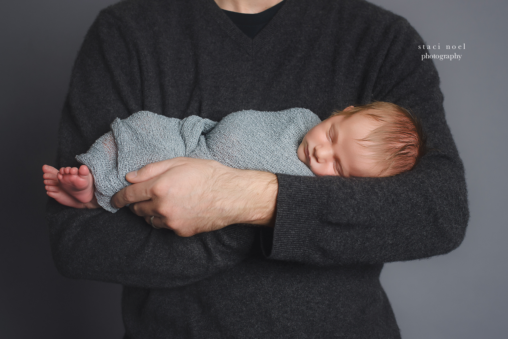 charlotte nc newborn baby with dad